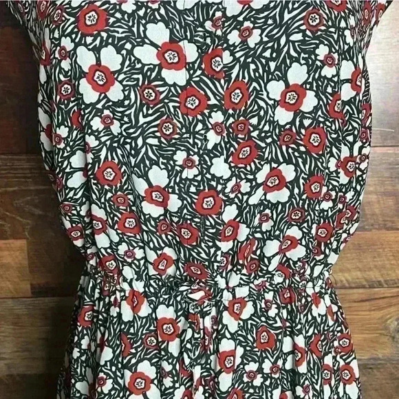 Rebecca Minkoff Micro-Floral Mini Dress in Black/Red/White, Size XXS.NWT! - Picture 5 of 14